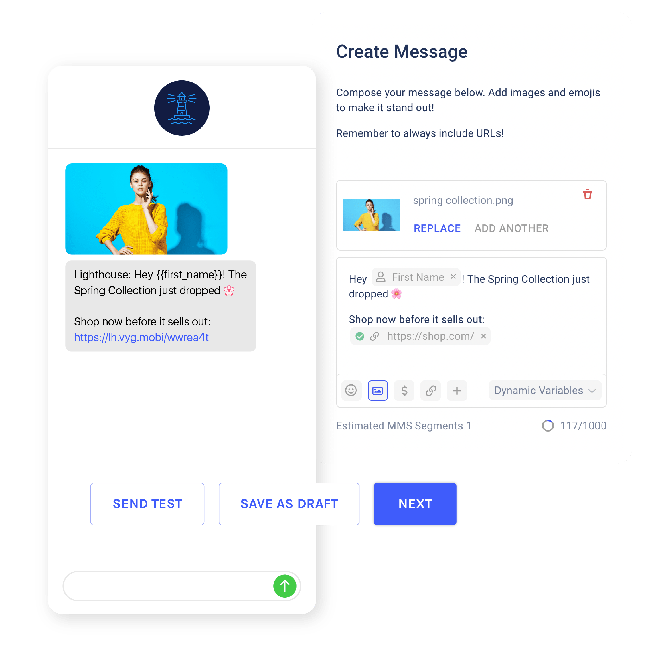 Voyage One-time Campaign Example